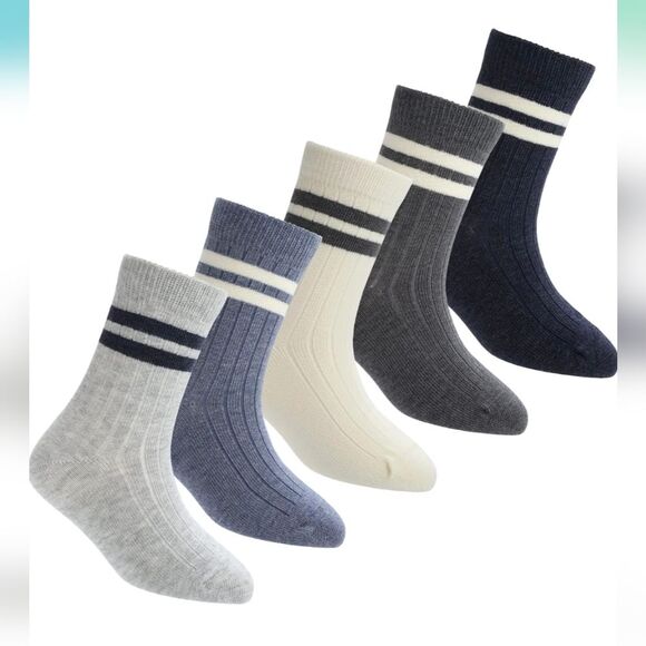 Women Socks Set of 5 New - Picture 2 of 5